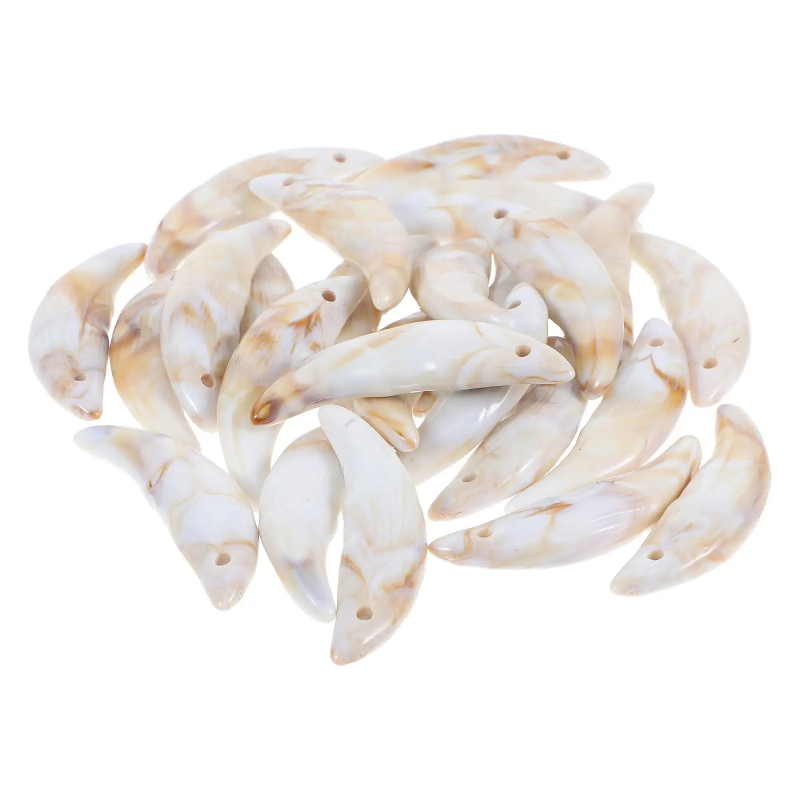 50Pcs Plastic Wolf Fang Pendants DIY Jewelry Charms for Necklace Keychain Craft Projects Wolf Teeth Crafting Supplies Animal
50Pcs Plastic Wolf Fang Pendants DIY Jewelry Charms for Necklace Keychain Craft Projects Wolf Teeth Crafting Supplies Animal