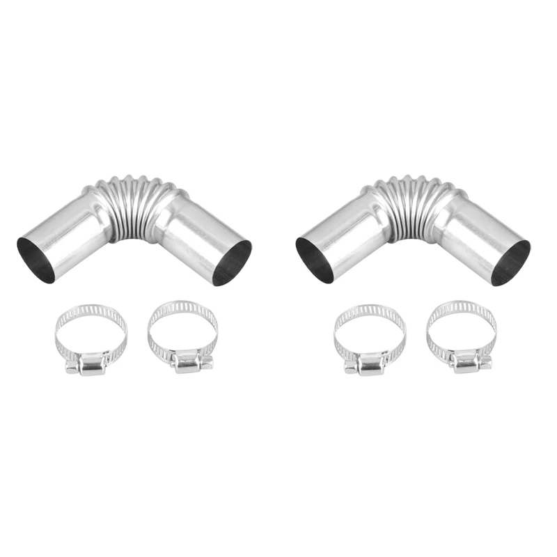 2X Car Heater Air Vent Ducting Elbow Pipe Outlet Exhaust Connector For Webasto Eberspaecher Parking Heater
2X Car Heater Air Vent Ducting Elbow Pipe Outlet Exhaust Connector For Webasto Eberspaecher Parking Heater