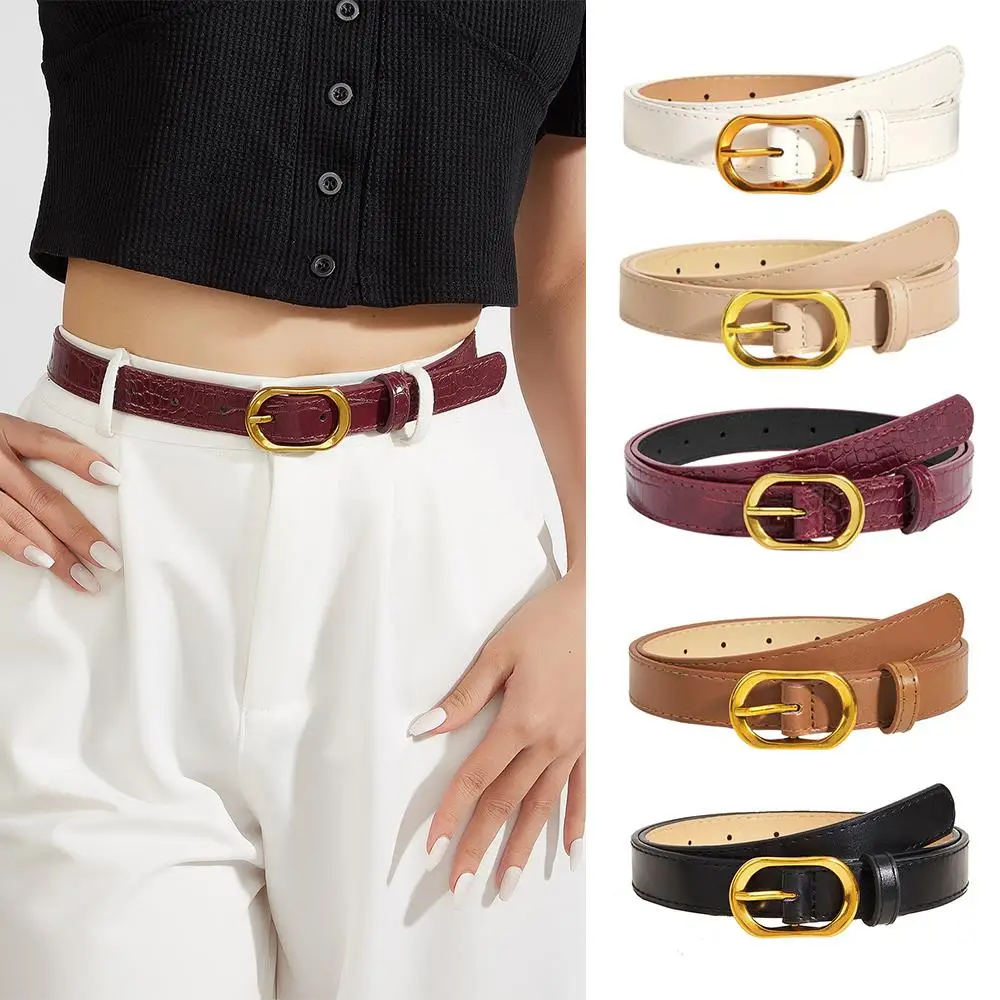 103CM INS Business Women Belt PU Fashion Simple For Jeans Cargo Pants Dresses Waist Belt Alloy Buckle Adjustable Lady Belt
103CM INS Business Women Belt PU Fashion Simple For Jeans Cargo Pants Dresses Waist Belt Alloy Buckle Adjustable Lady Belt