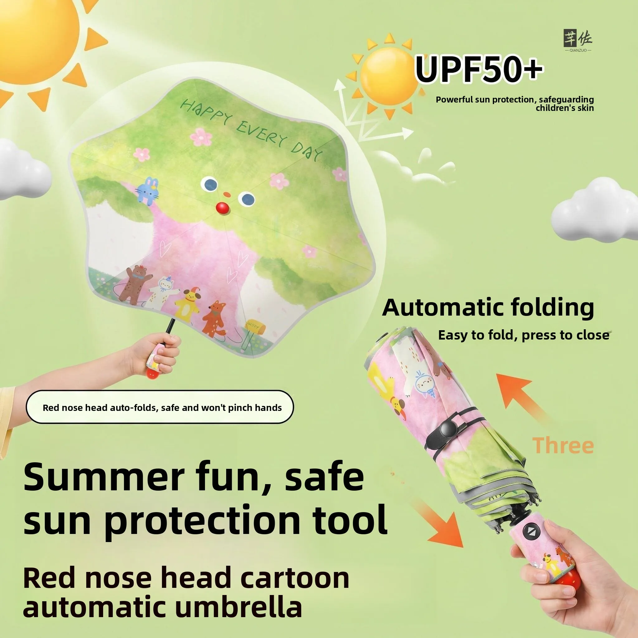 Sun Protection Umbrella for School Children Manual Folding UV Protection Ladies Umbrella Student Dedicated Rain Umbrella
Sun Protection Umbrella for School Children Manual Folding UV Protection Ladies Umbrella Student Dedicated Rain Umbrella