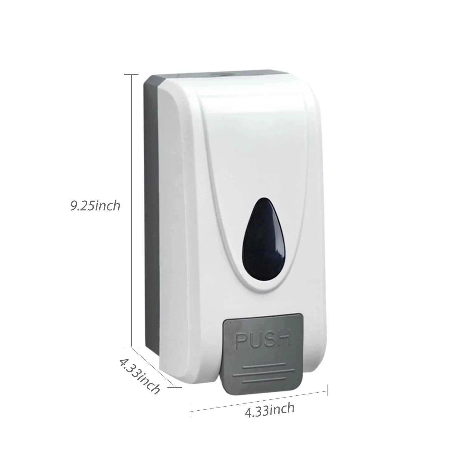 Настенный ручной дозатор пены для мыла AB08-1000ML с помпой-дозатором
Настенный ручной дозатор пены для мыла AB08-1000ML с помпой-дозатором