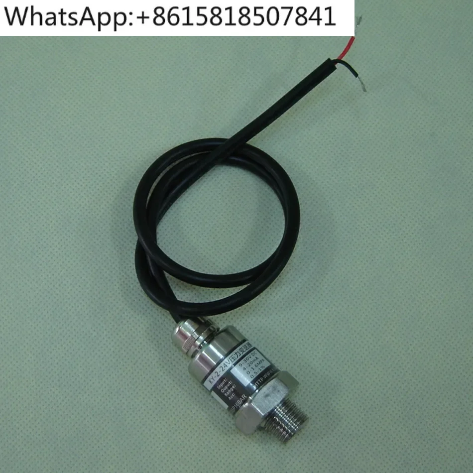 Pressure sensor, variable frequency pump water pressure sensor, two-wire waterproof , range 0-1.6 Mpa
Pressure sensor, variable frequency pump water pressure sensor, two-wire waterproof , range 0-1.6 Mpa