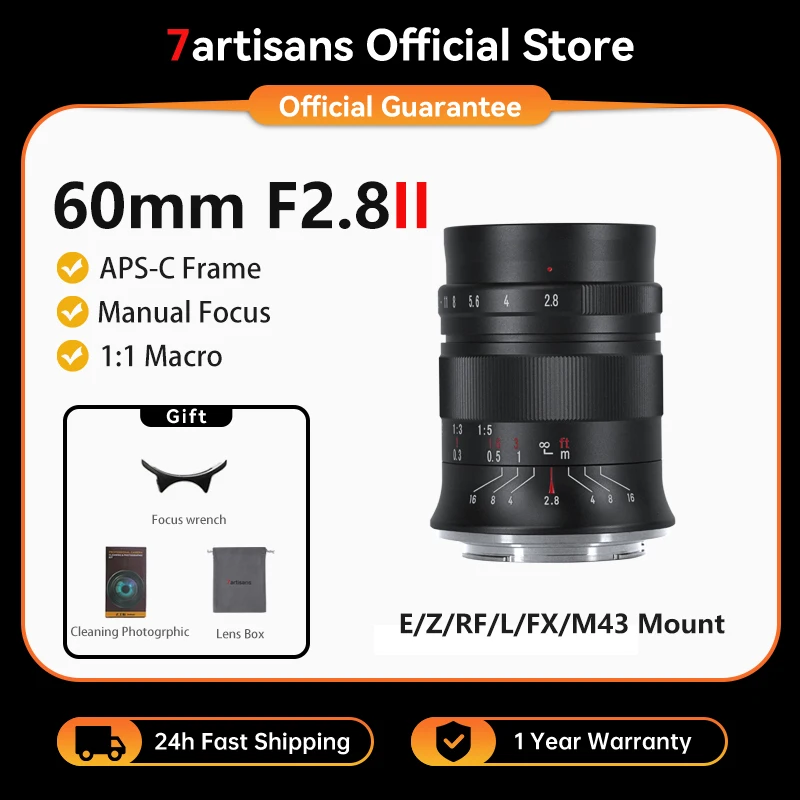 Макрообъектив 7artisans 60 мм F2,8 Mark II MF APS-C для Sony E ZEV-10 A6500 A6400 a7c ii Nikon Z Z6II Z50 Fuji XF X-T4 X-A1/X-A2 X-A20 Canon EF-M M200 Canon RF R6 M4/3 Leica L T TL TL2 Panasonic S1 S1M Sigma FP FPL
Макрообъектив 7artisans 60 мм F2,8 Mark II MF APS-C для Sony E ZEV-10 A6500 A6400 a7c ii Nikon Z Z6II Z50 Fuji XF X-T4 X-A1/X-A2 X-A20 Canon EF-M M200 Canon RF R6 M4/3 Leica L T TL TL2 Panasonic S1 S1M Sigma FP FPL