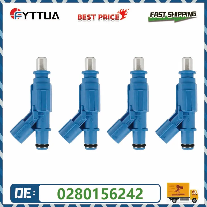 4PCS High Performance Fuel Injector 0280156242 23250-0D060 For TOYOTA COROLLA AVENSIS VERSO R10 R11 1.4 1.6 16V 3ZZFE
4PCS High Performance Fuel Injector 0280156242 23250-0D060 For TOYOTA COROLLA AVENSIS VERSO R10 R11 1.4 1.6 16V 3ZZFE