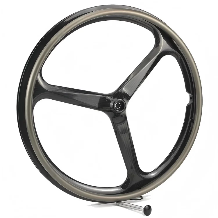 Sturdy Lightweight Carbon 24-Inch Wheelchair Three-Spoke Carbon Rim for Enhanced Stability And Durability in Mobility Equipment
Sturdy Lightweight Carbon 24-Inch Wheelchair Three-Spoke Carbon Rim for Enhanced Stability And Durability in Mobility Equipment