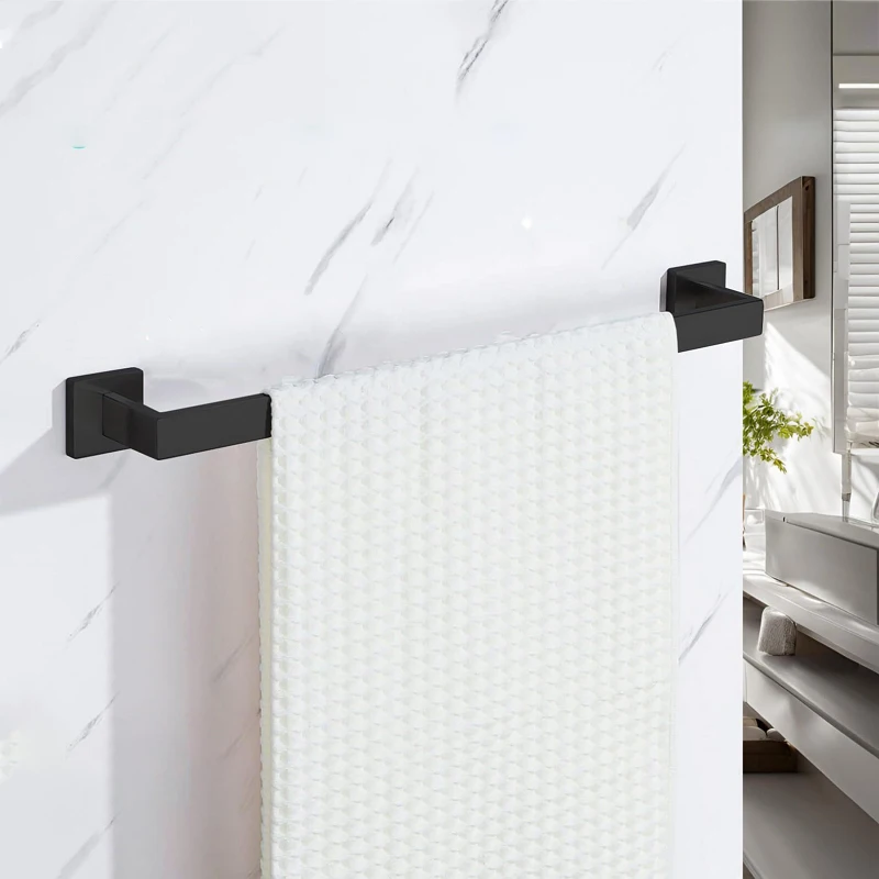 Square Wall Mount Robe Hook Towel Rail Bar Rack Shelf Hanger Toilet Paper Roll Holder Dispenser Towel Ring Bathroom Hardware Set
Square Wall Mount Robe Hook Towel Rail Bar Rack Shelf Hanger Toilet Paper Roll Holder Dispenser Towel Ring Bathroom Hardware Set