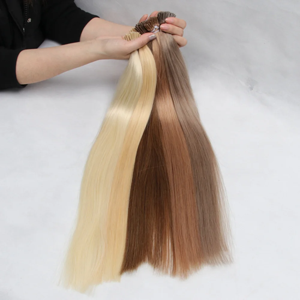 Straight Hair I Tip Fusion Human Hair Extension 100% Keratin Human Hair Extensions Micro Links Hair For Salon 50strands/pack
Straight Hair I Tip Fusion Human Hair Extension 100% Keratin Human Hair Extensions Micro Links Hair For Salon 50strands/pack