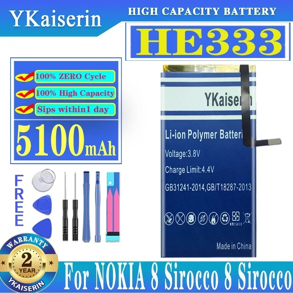 5100 мАч YKaiserin аккумулятор HE333 для Nokia 8 Nokia8 N8 N 8 Sirocco HE 333 телефонная батарея замена бесплатный инструмент
5100 мАч YKaiserin аккумулятор HE333 для Nokia 8 Nokia8 N8 N 8 Sirocco HE 333 телефонная батарея замена бесплатный инструмент