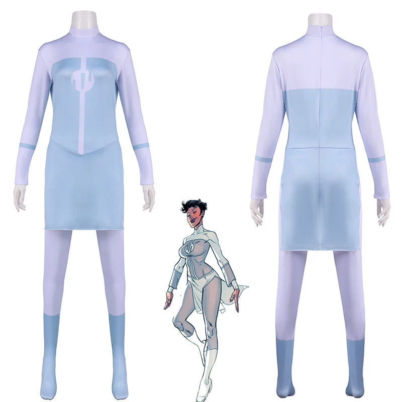 Invincible Anissa Cosplay Costume Viltrumite Empire Warrior Bodysuit Superhero Jumpsuit for Women Halloween Party Comic Con Outf
Invincible Anissa Cosplay Costume Viltrumite Empire Warrior Bodysuit Superhero Jumpsuit for Women Halloween Party Comic Con Outf