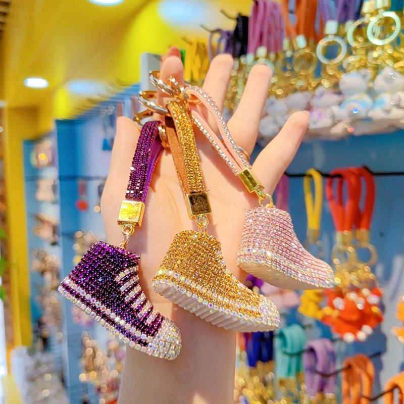 Creative Gifts Korean Version Of Diamond Sneakers, Car Keychains, Diamond Decorative Shoes, Keychains,
Creative Gifts Korean Version Of Diamond Sneakers, Car Keychains, Diamond Decorative Shoes, Keychains,