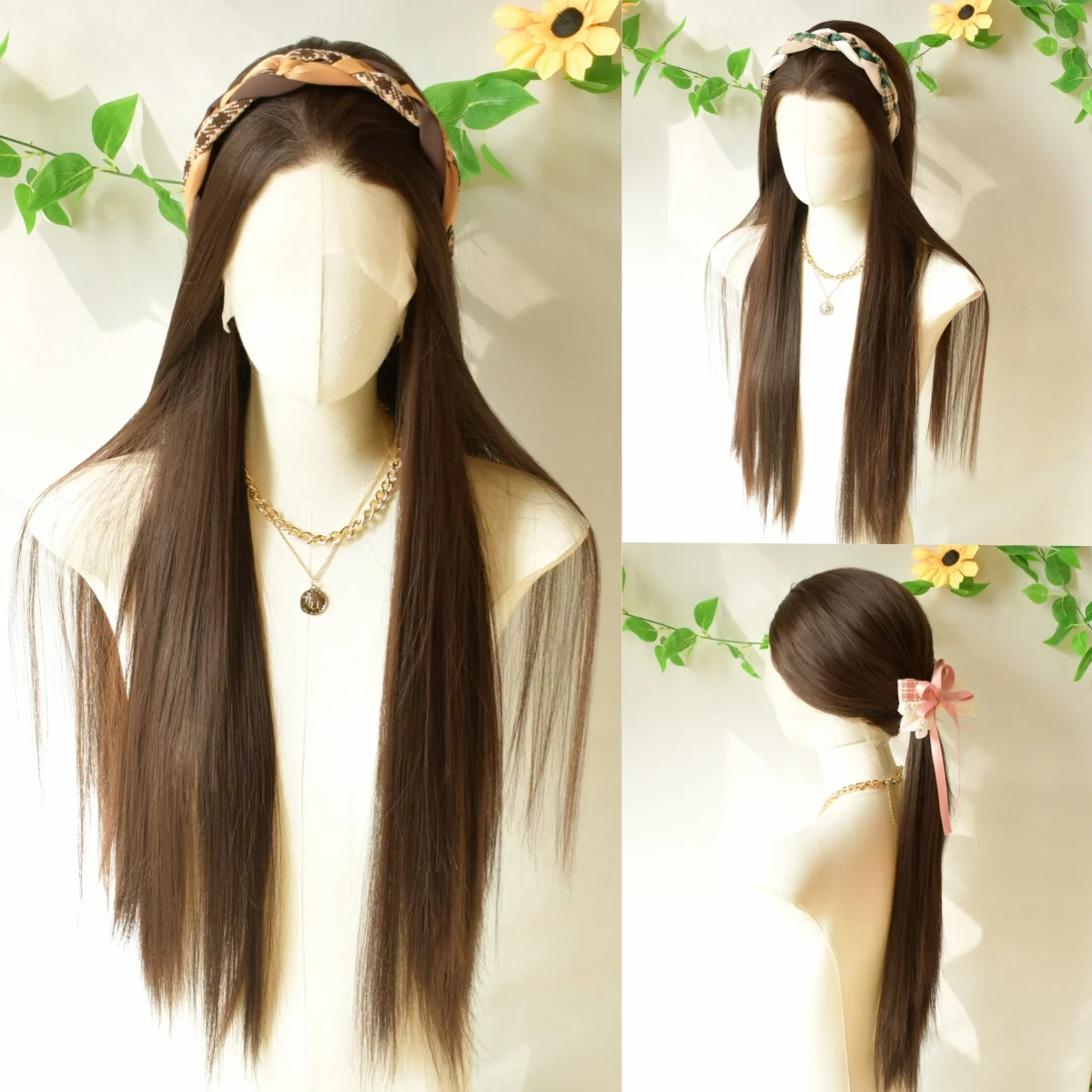 Темно-коричневые прямые парики с кружевной застежкой 13x4 HD, прозрачные, предварительно выщипанные, без клея, для повседневной носки, синтетические, подходят для начинающих
Темно-коричневые прямые парики с кружевной застежкой 13x4 HD, прозрачные, предварительно выщипанные, без клея, для повседневной носки, синтетические, подходят для начинающих