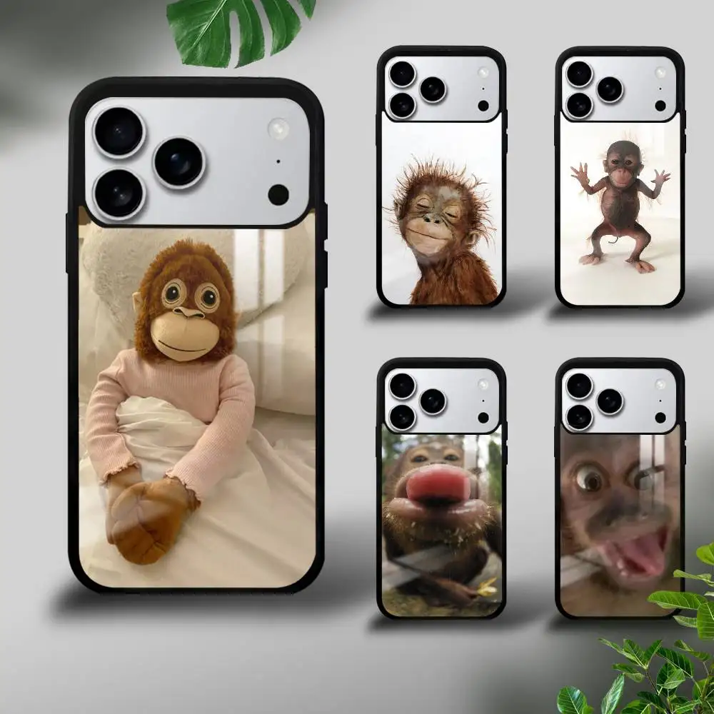 1PC Cute Funny Monkey Phone case For iPhone 17 16 15 14 13 12 11 Pro Max Mini Plus Hard Mirror Funda
1PC Cute Funny Monkey Phone case For iPhone 17 16 15 14 13 12 11 Pro Max Mini Plus Hard Mirror Funda
