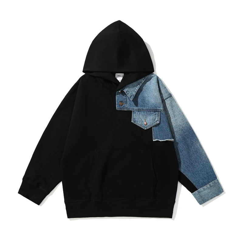 2023 Autumn and Winter Japanese Men's Personalized Loose Cut Asymmetric Denim Stitching Fleece Sweater Coat for Men and Women
2023 Autumn and Winter Japanese Men's Personalized Loose Cut Asymmetric Denim Stitching Fleece Sweater Coat for Men and Women