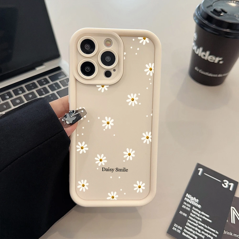 Daisy Smile Silicone Phone Case For iPhone 16 15 14 13 Pro Max 12 11 XS XR 7 8 Plus SE 2022 Shockproof Candy Soft Bumper Cover
Daisy Smile Silicone Phone Case For iPhone 16 15 14 13 Pro Max 12 11 XS XR 7 8 Plus SE 2022 Shockproof Candy Soft Bumper Cover