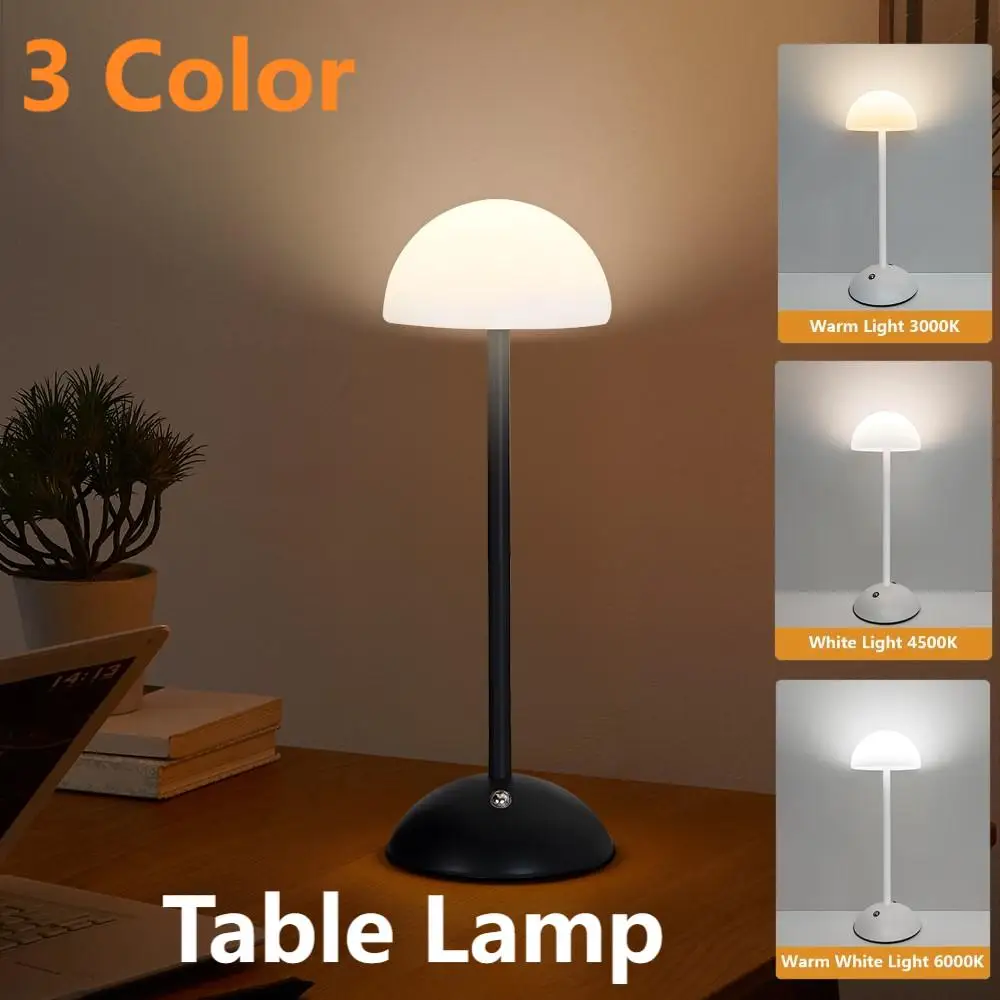 3 Color Dimming Table Lamps Wireless LED Desk Light Bedside Reading Decoration Mood Lamp Night Lights Rechargeable Lamps 1200mAh
3 Color Dimming Table Lamps Wireless LED Desk Light Bedside Reading Decoration Mood Lamp Night Lights Rechargeable Lamps 1200mAh