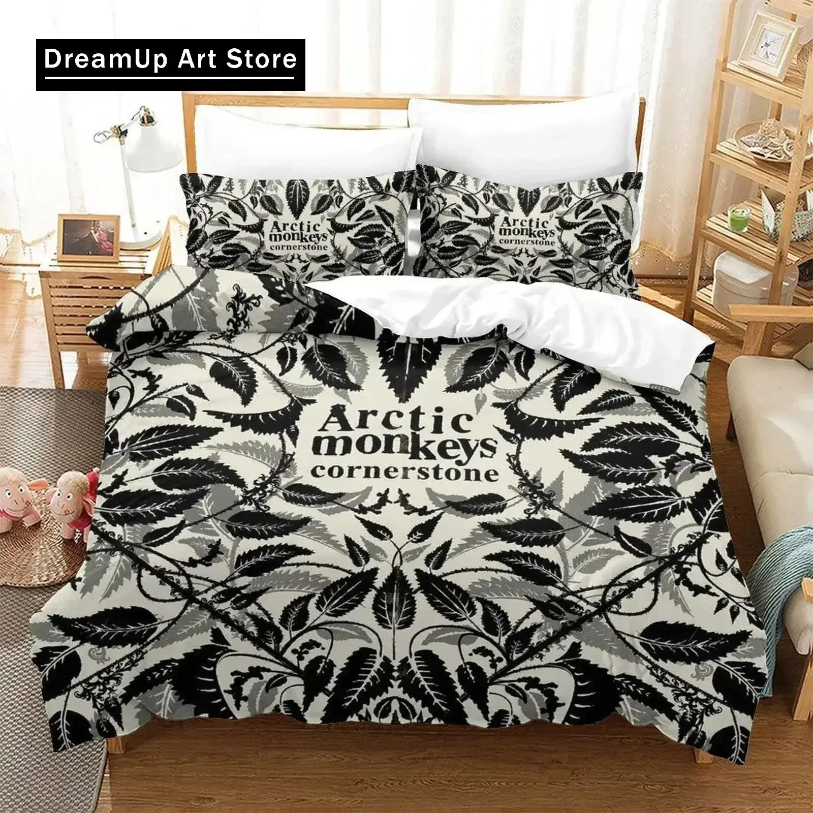 New Arctic Monkeys Bedding Set Single Twin Full Queen King Size Bed Set Aldult Kid Bedroom Duvet cover Sets 3D Print bed sheet
New Arctic Monkeys Bedding Set Single Twin Full Queen King Size Bed Set Aldult Kid Bedroom Duvet cover Sets 3D Print bed sheet