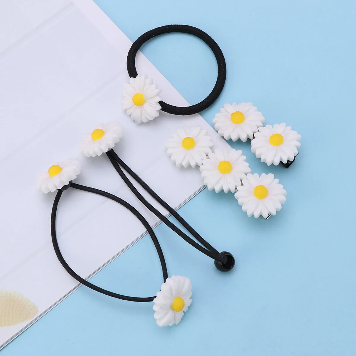 6PCS Daisy Flower Hair Clips Hair Barrettes Hair Hair Ties Hair Rope for Ladies and Girls Daisy Hair Ties
6PCS Daisy Flower Hair Clips Hair Barrettes Hair Hair Ties Hair Rope for Ladies and Girls Daisy Hair Ties