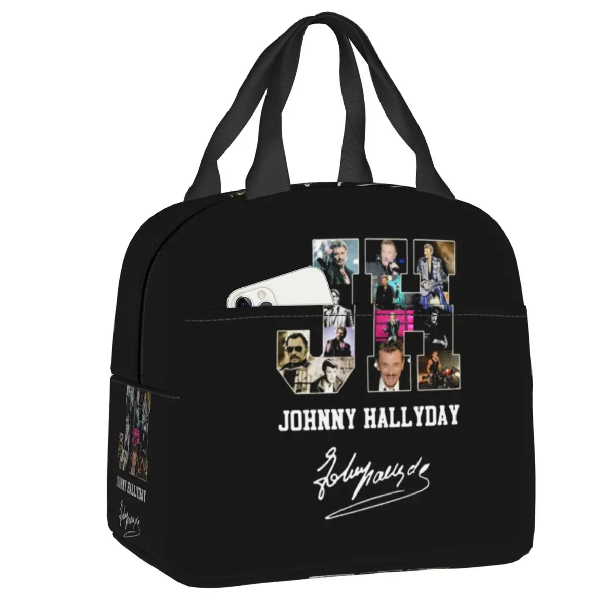 Johnny Hallyday French Rock Singer Thermal Insulated Lunch Bag Women Resuable Lunch Container Picnic Multifunction Food Box
Johnny Hallyday French Rock Singer Thermal Insulated Lunch Bag Women Resuable Lunch Container Picnic Multifunction Food Box