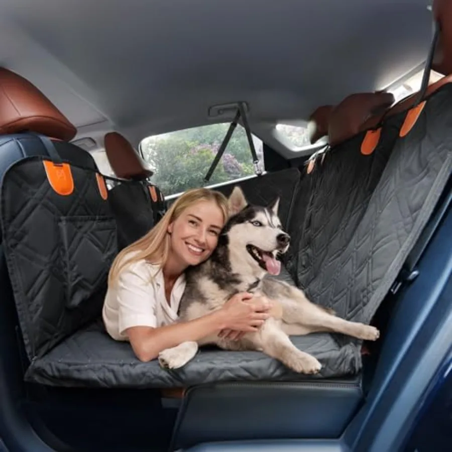 Dog Car Seat Cover for Back Seat: Hard Bottom Back Seat Extender for Dogs - Durable Dog Hammock for Car Truck SUV - Waterproof
Dog Car Seat Cover for Back Seat: Hard Bottom Back Seat Extender for Dogs - Durable Dog Hammock for Car Truck SUV - Waterproof