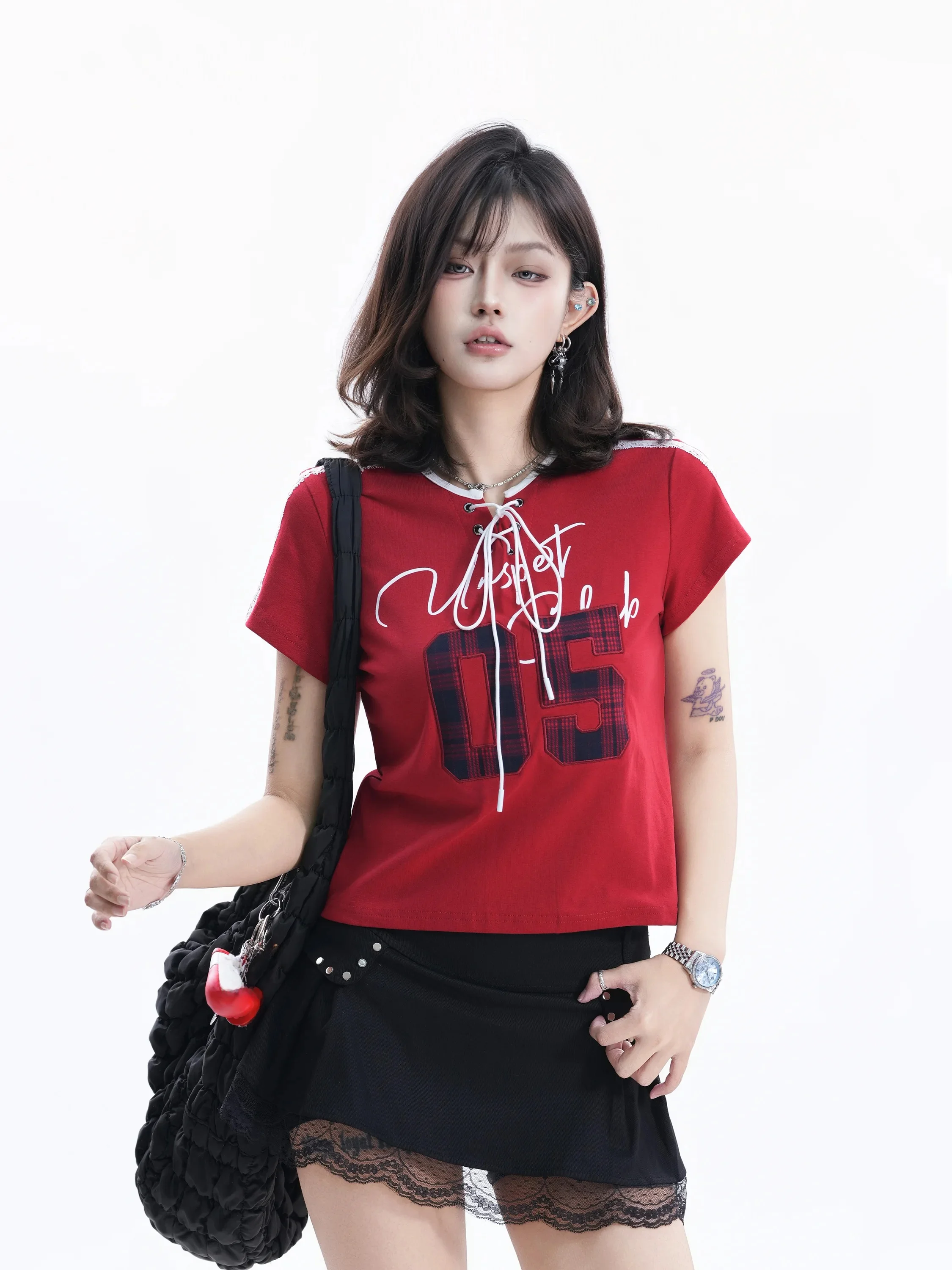 American College Style Short Sleeve T-Shirt Women's Ins Spicy Versatile Ball Jersey Print Digital Belted Cotton Stretchy
American College Style Short Sleeve T-Shirt Women's Ins Spicy Versatile Ball Jersey Print Digital Belted Cotton Stretchy
