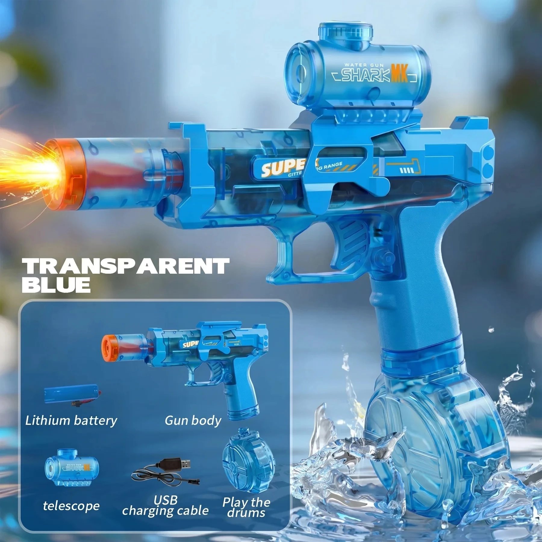 Electric Water Guns For Adults Powerful Squirt Automatic Water Suction Water Blasters Summer Outdoor Beach Toy For Boys Kid Gift
Electric Water Guns For Adults Powerful Squirt Automatic Water Suction Water Blasters Summer Outdoor Beach Toy For Boys Kid Gift
