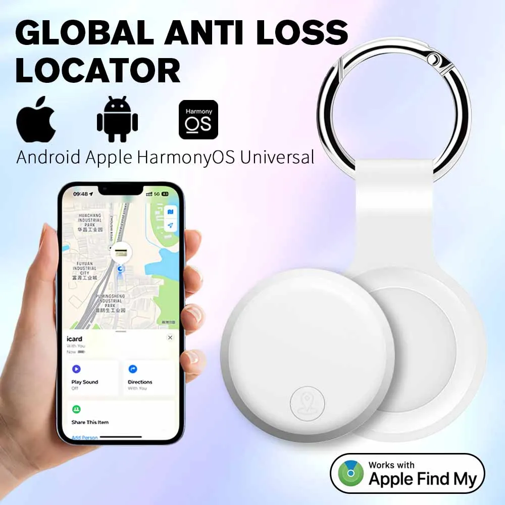 GPS Smart Tracker Anti-Lost Device Bluetooth Locator Compatible with Apple Find My MFI Certified for Keys Wallet Car Pets
GPS Smart Tracker Anti-Lost Device Bluetooth Locator Compatible with Apple Find My MFI Certified for Keys Wallet Car Pets