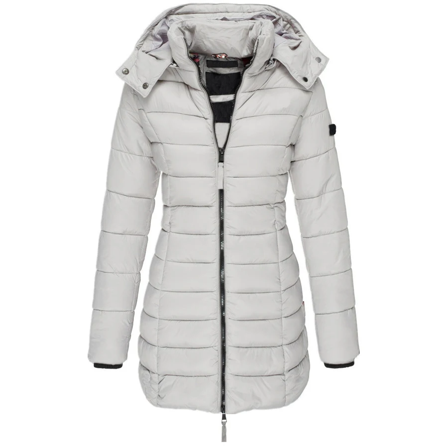 Winter Jackets for Women Zipper Hooded Cotton Padded Jackets Long Sleeve Warm Coat Slim Parka Female Portable Outwear
Winter Jackets for Women Zipper Hooded Cotton Padded Jackets Long Sleeve Warm Coat Slim Parka Female Portable Outwear