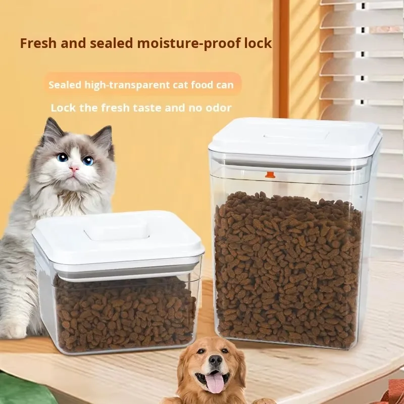 Pet Supplies Dog & Cat Food Storage Container ABS Plastic Waterproof Moisture-Proof Vacuum-Sealed Outdoor/Travel Use Sample
Pet Supplies Dog & Cat Food Storage Container ABS Plastic Waterproof Moisture-Proof Vacuum-Sealed Outdoor/Travel Use Sample