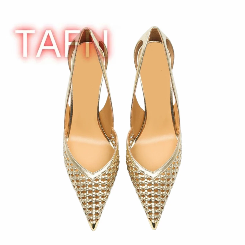 Handwoven High Heel Design Pumps Fashionable Pointed Toe Summer Sandals For Women 2026 New Arrival Stiletto High Heels Pumps
Handwoven High Heel Design Pumps Fashionable Pointed Toe Summer Sandals For Women 2026 New Arrival Stiletto High Heels Pumps