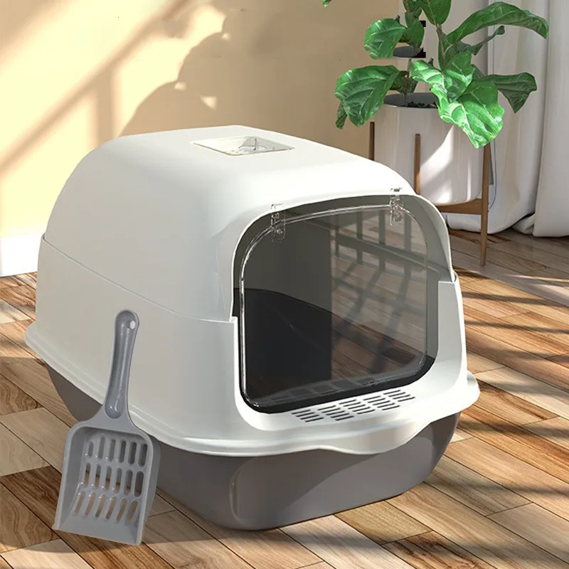 Wholesale Large Cat Toilet with Splash-Proof Top Entrance Easy Clean Features Closed Box Cat Spoon Included
Wholesale Large Cat Toilet with Splash-Proof Top Entrance Easy Clean Features Closed Box Cat Spoon Included