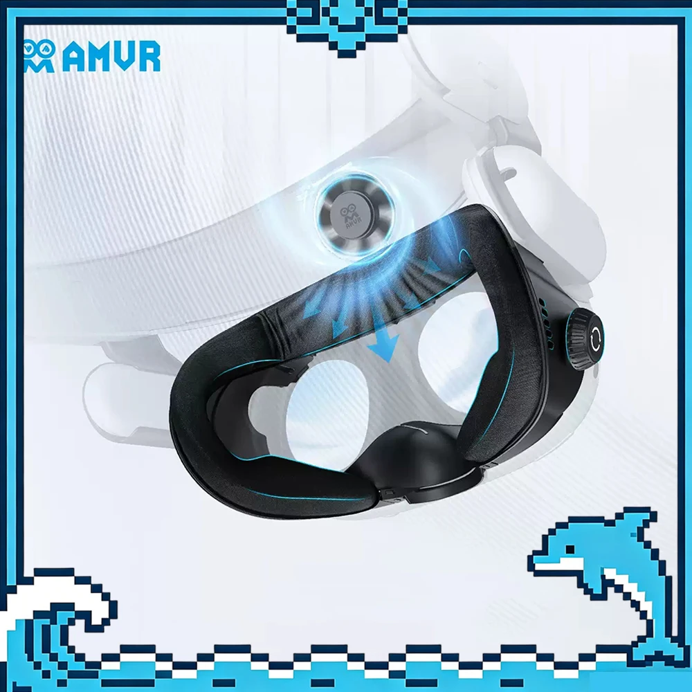 AMVR Mask VR Headset Air magnetic suction mask VR Glasses Ventilation, heat dissipation and anti-fog parts For quest3
AMVR Mask VR Headset Air magnetic suction mask VR Glasses Ventilation, heat dissipation and anti-fog parts For quest3