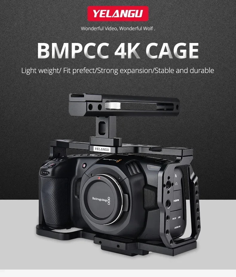 Набор для установки камеры Yelangu C9 для BMPCC 4K 6K Алюминиевый сплав быстрая пластина Верхняя ручка черный волшебный Дизайн Карманный кинотеатр черный волшебный
Набор для установки камеры Yelangu C9 для BMPCC 4K 6K Алюминиевый сплав быстрая пластина Верхняя ручка черный волшебный Дизайн Карманный кинотеатр черный волшебный