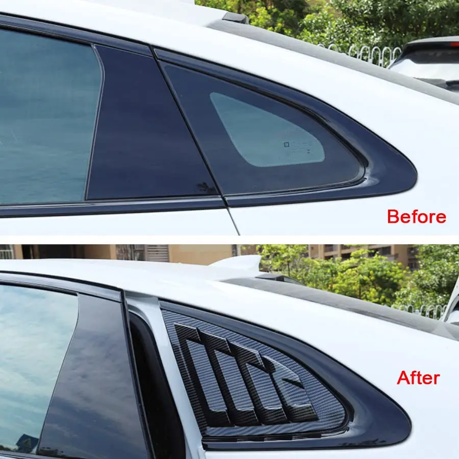 Rear Side Window Quarter Louver Cover (Glossy Black) for 2016-2020 Chevy Malibu XL
Rear Side Window Quarter Louver Cover (Glossy Black) for 2016-2020 Chevy Malibu XL
