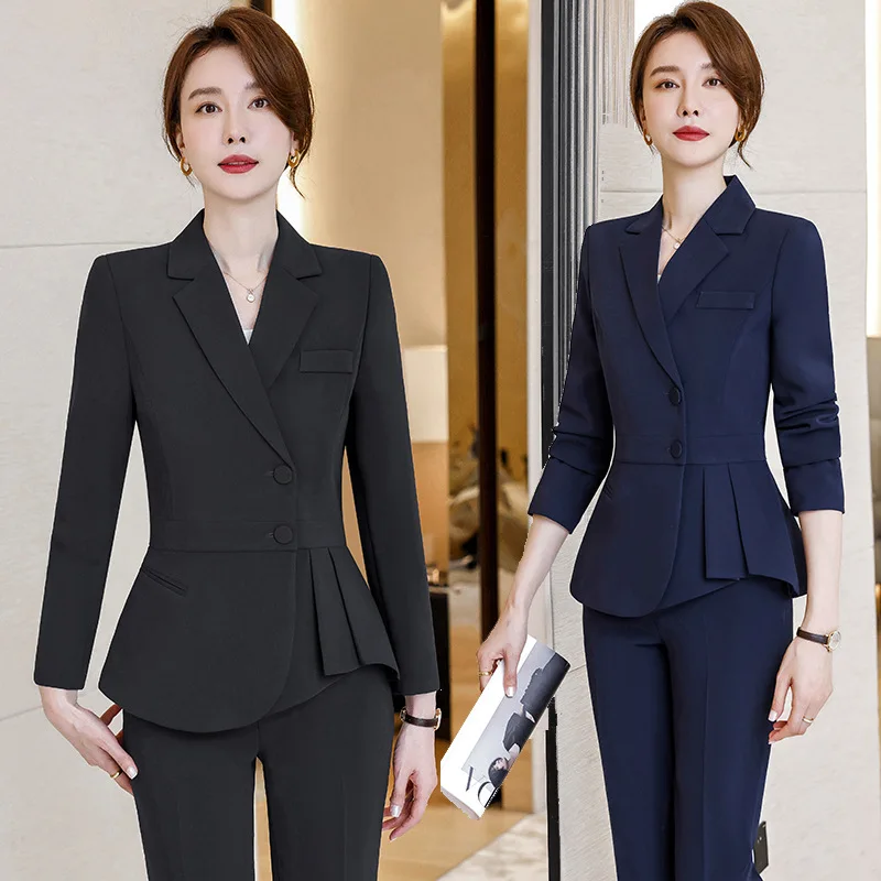 Fashion Design Sense Temperament Office Wear Autumn New Blazer Women's Business Formal Wear Suit Overalls
Fashion Design Sense Temperament Office Wear Autumn New Blazer Women's Business Formal Wear Suit Overalls