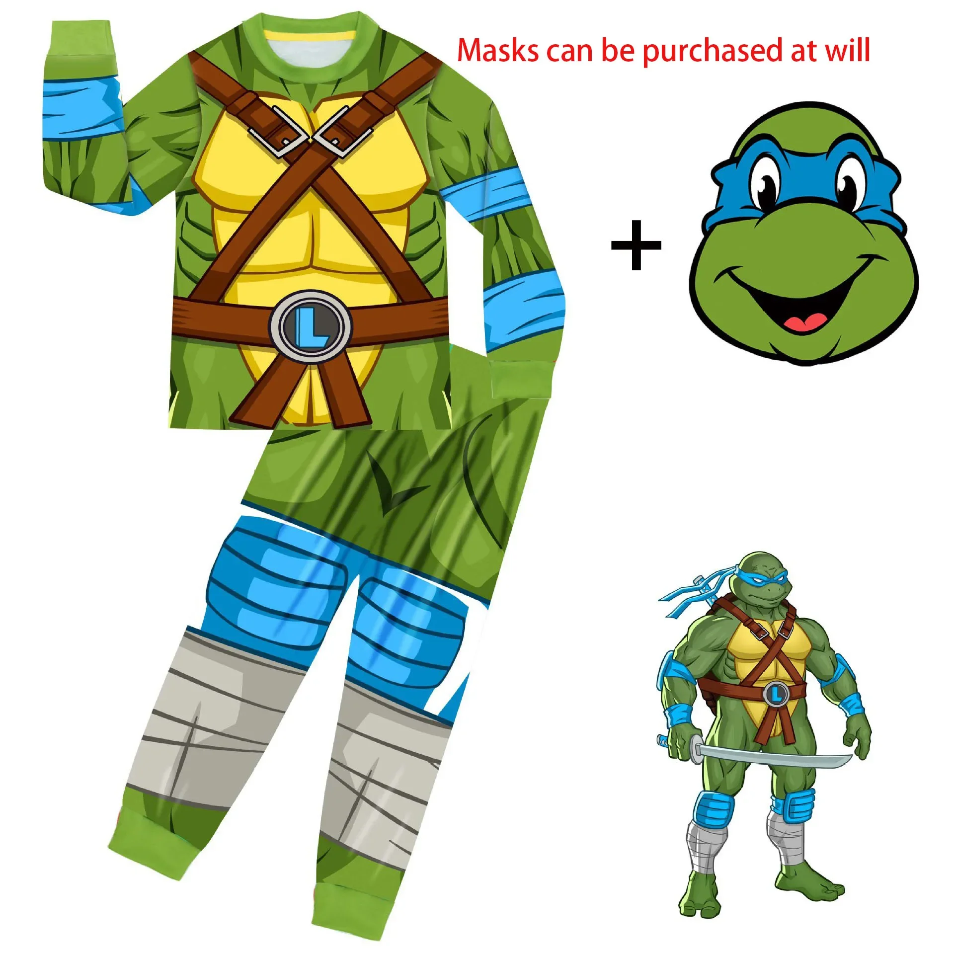 Kids Boys Anime Cartoon Turtles Print T Shirt Top Pants Set Outfit Children Christmas Halloween Cosplay Costume
Kids Boys Anime Cartoon Turtles Print T Shirt Top Pants Set Outfit Children Christmas Halloween Cosplay Costume