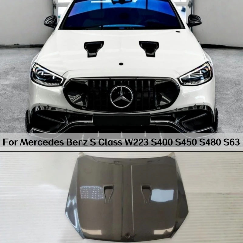 Dry Carbon Fiber FRP Primer Front Engine Hood Bonnet Vent Cover For Mercedes Benz S Class W223 S400 S450 S480 S63 2021-2026
Dry Carbon Fiber FRP Primer Front Engine Hood Bonnet Vent Cover For Mercedes Benz S Class W223 S400 S450 S480 S63 2021-2026