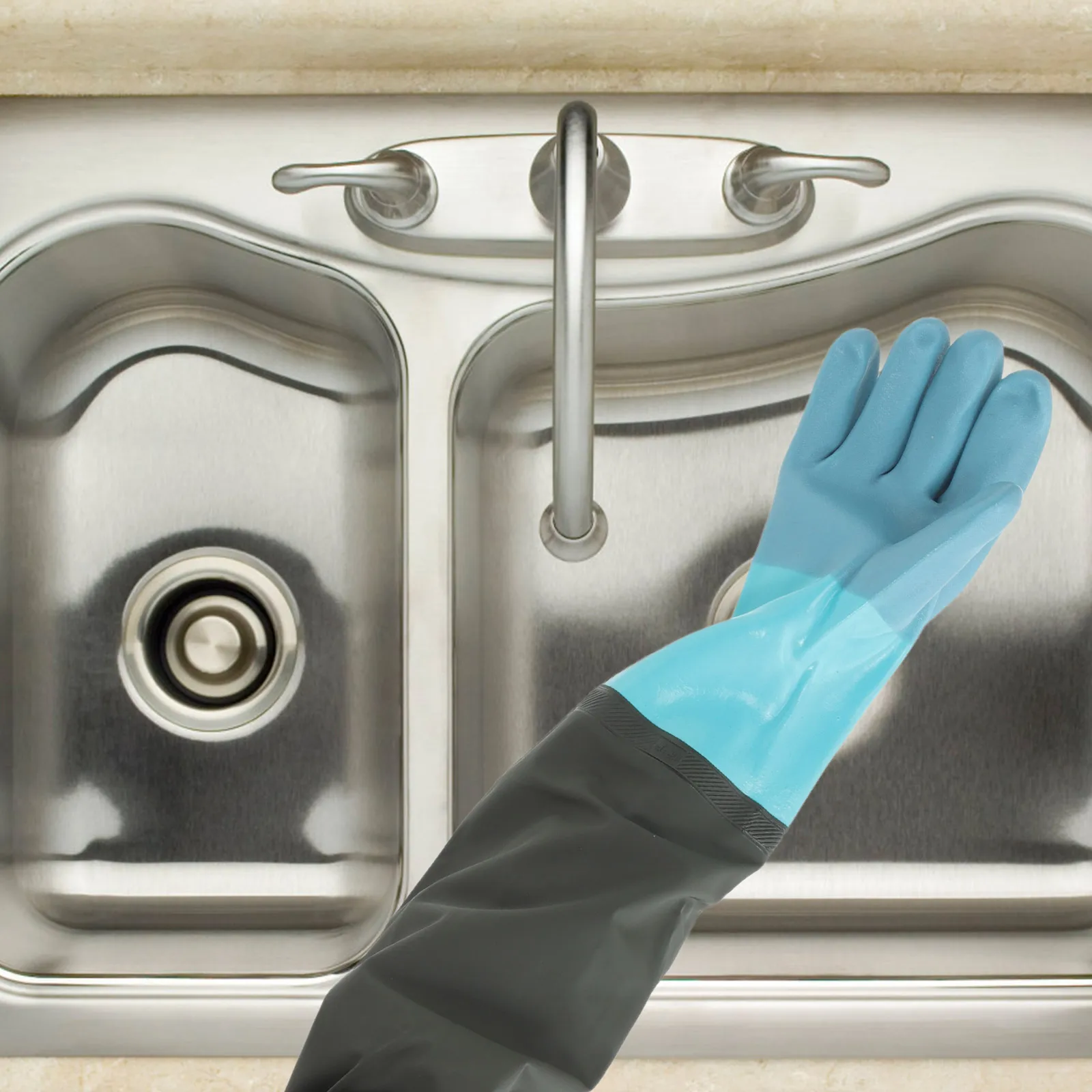 Rubber Gloves Waterproof Long Work Heavy Duty Elbow Length Cleaning Household Dish Gardening Puncture Protective Wear
Rubber Gloves Waterproof Long Work Heavy Duty Elbow Length Cleaning Household Dish Gardening Puncture Protective Wear