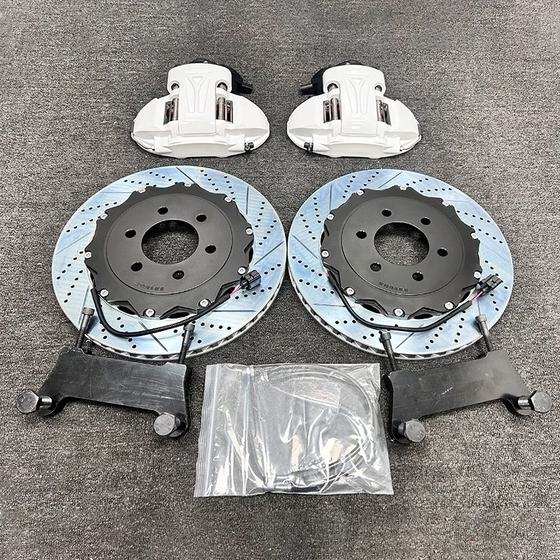 Racing Brake Kit 4 Piston Forged Aluminum Alloy Calipers with EPB Electronic Parking Brake for VW
Racing Brake Kit 4 Piston Forged Aluminum Alloy Calipers with EPB Electronic Parking Brake for VW