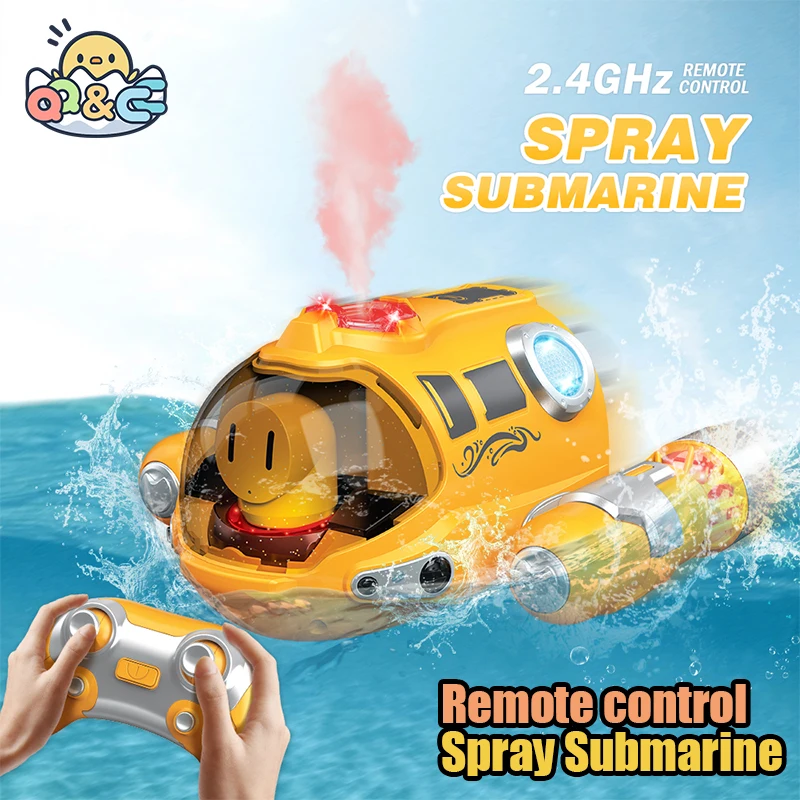 2.4G Remote Control Motorboat With Spray Light Waterproof Double Propeller Rc Boat Swimming Pool Kids Toy RC Boat Gift For Boys
2.4G Remote Control Motorboat With Spray Light Waterproof Double Propeller Rc Boat Swimming Pool Kids Toy RC Boat Gift For Boys