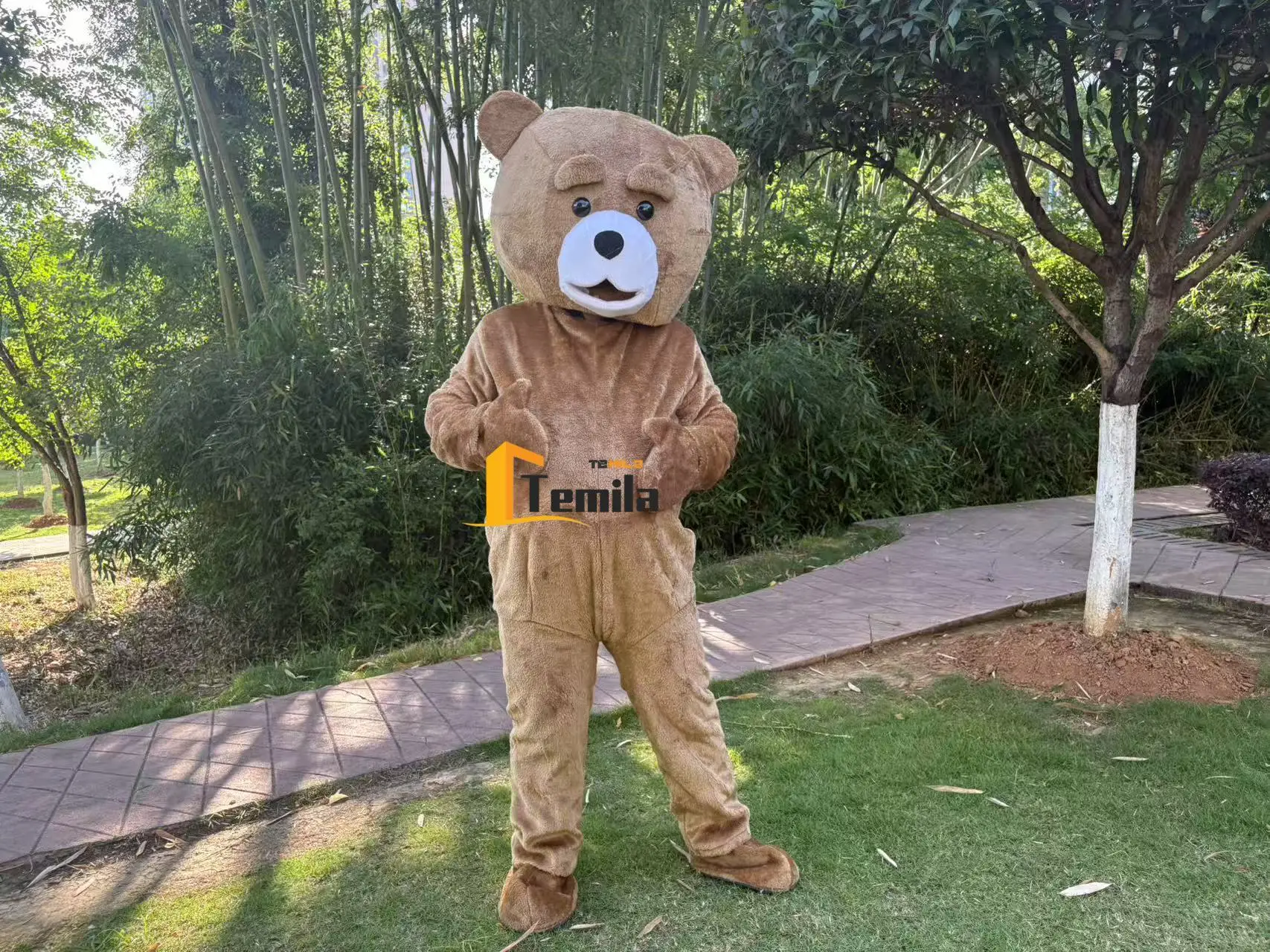 Cosplay America bear Teddy Bear Cartoon character costume Mascot Adult Fancy Dress Advertising Costume Party Animal carnival
Cosplay America bear Teddy Bear Cartoon character costume Mascot Adult Fancy Dress Advertising Costume Party Animal carnival