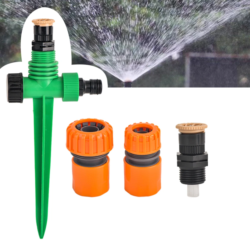 Water Sprinkler With 1/2 Inch Thread Plastic Support 0-360 Degrees Adjustable Farm Garden Lawn Nozzle Watering & Irrigation
Water Sprinkler With 1/2 Inch Thread Plastic Support 0-360 Degrees Adjustable Farm Garden Lawn Nozzle Watering & Irrigation