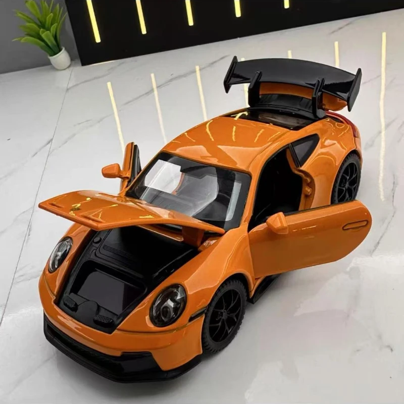 1:32 Porsche 911 GT3 Supercar Alloy Car Model With Pull Back Sound Light Children Gift Collection Diecast Toy Model Ornament All
1:32 Porsche 911 GT3 Supercar Alloy Car Model With Pull Back Sound Light Children Gift Collection Diecast Toy Model Ornament All