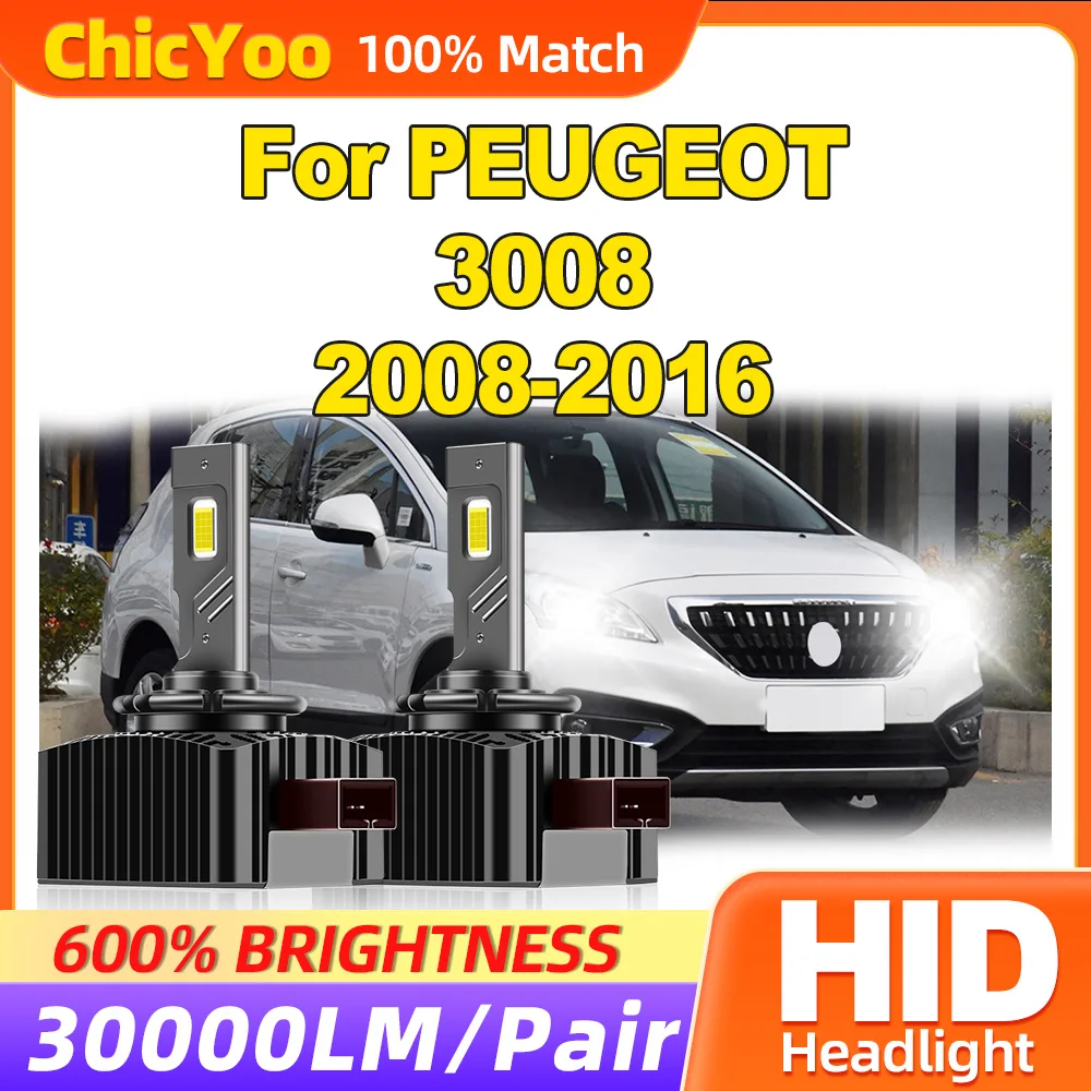 30000LM LED Car Lights 120W Xenon Headlamps 12V Auto Lamps 6000K For PEUGEOT 3008 2008 2009 2010 2011 2012 2013 2014 2015 2016
30000LM LED Car Lights 120W Xenon Headlamps 12V Auto Lamps 6000K For PEUGEOT 3008 2008 2009 2010 2011 2012 2013 2014 2015 2016