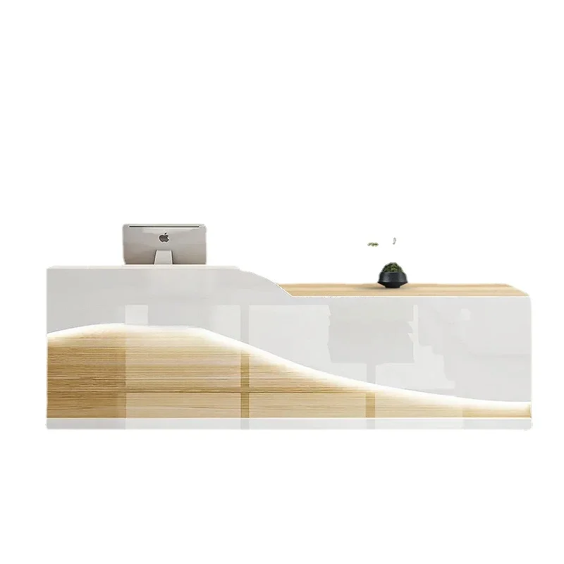 Classic Modern Reception Desks Design Stylish Nordic Retro Reception Desks Office Elegant Mostrador Commercial Furniture
Classic Modern Reception Desks Design Stylish Nordic Retro Reception Desks Office Elegant Mostrador Commercial Furniture