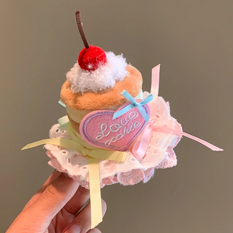 Cute pink cherry cake hat hairpin girlish heart party atmosphere photo decoration props birthday headgear
Cute pink cherry cake hat hairpin girlish heart party atmosphere photo decoration props birthday headgear