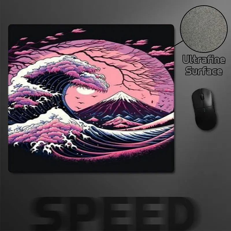 Extended Gaming Mouse Pad Desk Mat Cloth Surface Non Slip Rubber Base Mousepad for PC Laptop Keyboard Office Desk Protector