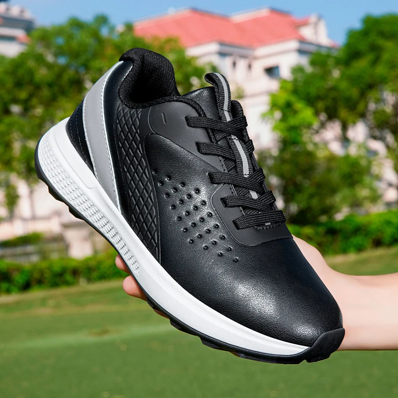 Men Quality Golf Sneakers Comfortable Walking Gym Sneakers Waterproof Golf Shoes
Men Quality Golf Sneakers Comfortable Walking Gym Sneakers Waterproof Golf Shoes