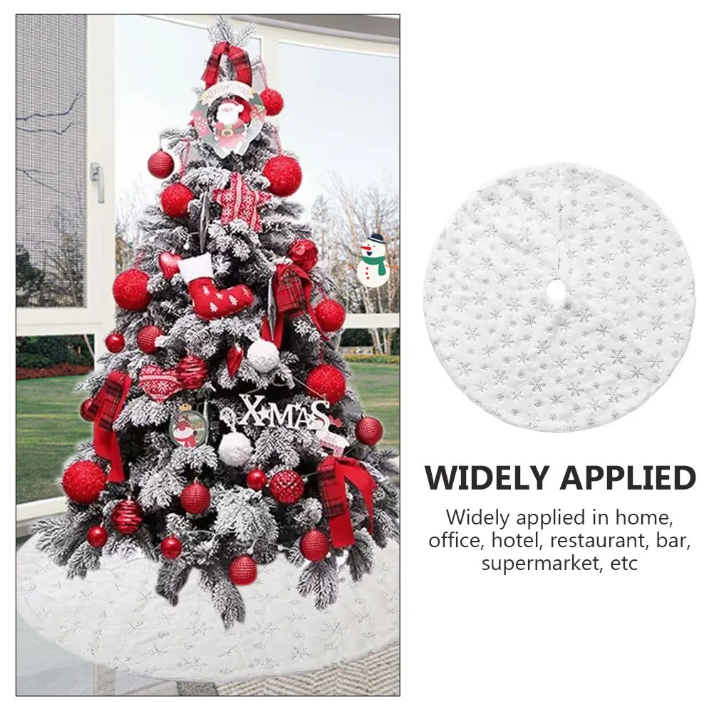 Decorative Mat Christmas Tree Skirt Outdoor Decoration Glitter Fabrics Holiday Home Xmas Bottom
Decorative Mat Christmas Tree Skirt Outdoor Decoration Glitter Fabrics Holiday Home Xmas Bottom
