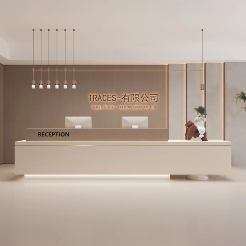 Design Brown Front Desk Reception Counter Barber Long Classic Reception Desks L Shaped Clinic Mostrador Recepcion Furniture
Design Brown Front Desk Reception Counter Barber Long Classic Reception Desks L Shaped Clinic Mostrador Recepcion Furniture