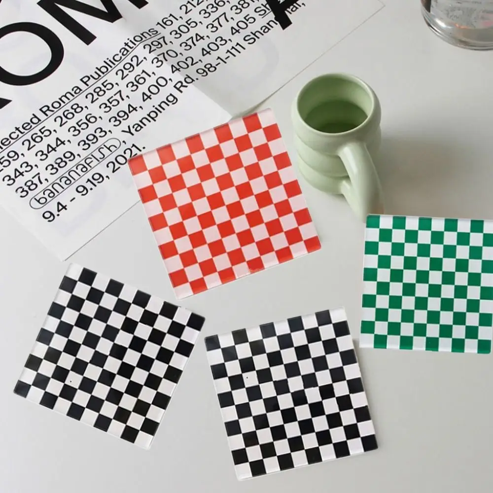 Acrylic Square Checkerboard Placemat Anti-scalding Heat Insulation Chessboard Coaster Waterproof Nordic Cup Mat Gift
Acrylic Square Checkerboard Placemat Anti-scalding Heat Insulation Chessboard Coaster Waterproof Nordic Cup Mat Gift